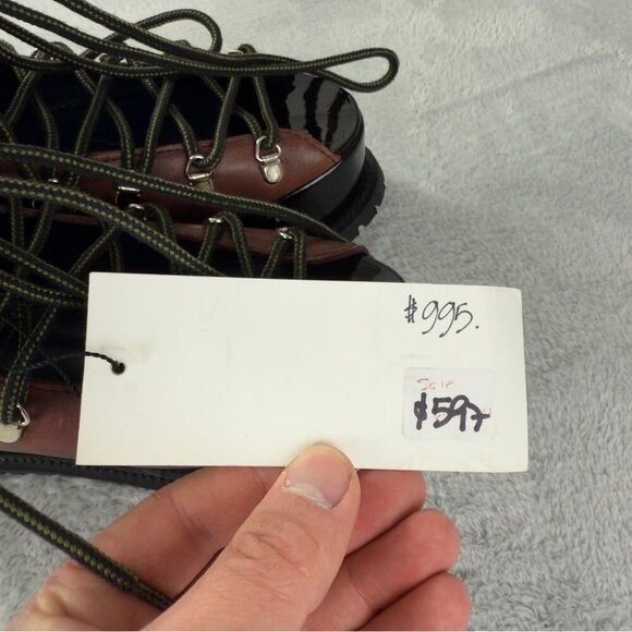 Sacai Leather Platform Boots Made in Japan US 5 - Picture 7 of 12